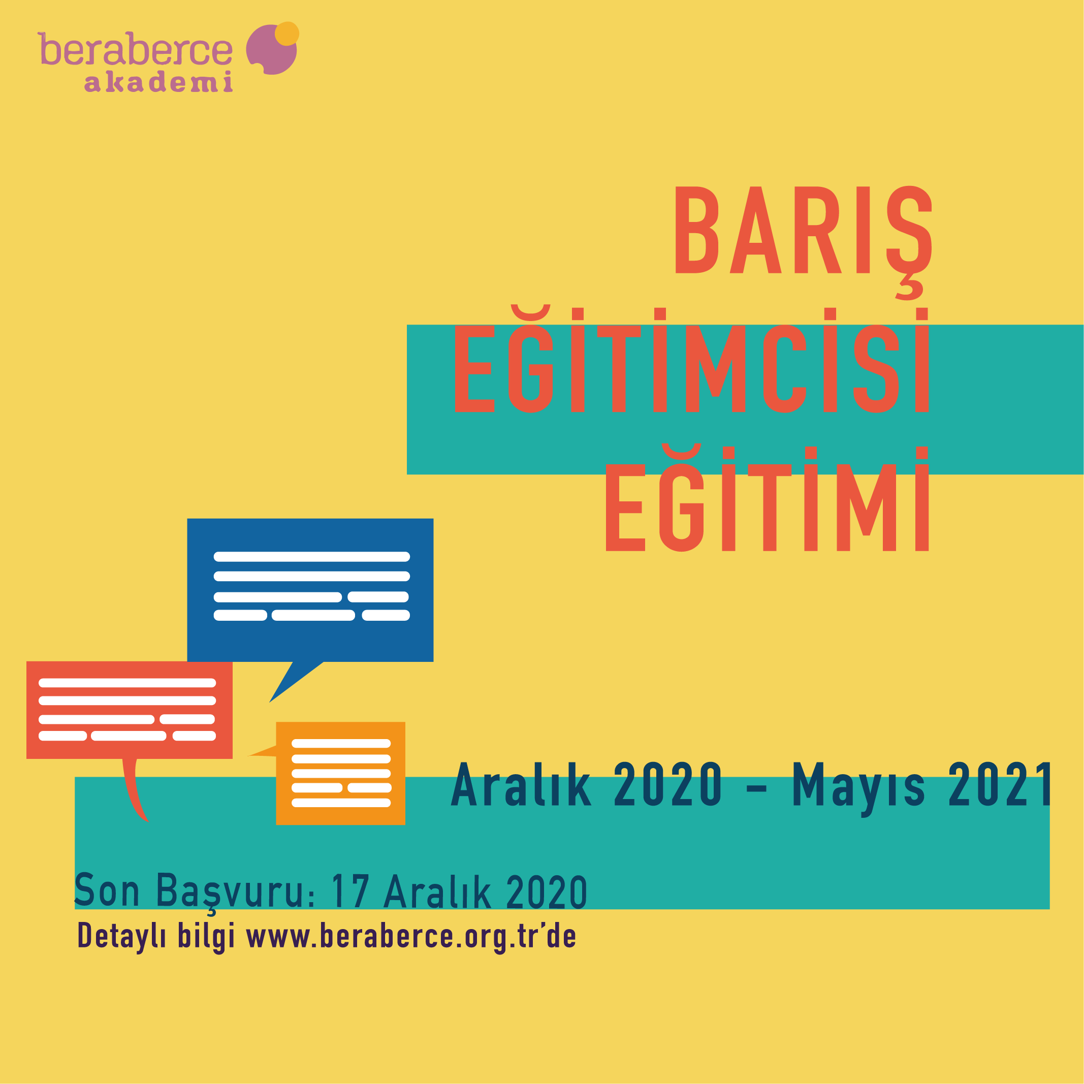 beraberce Akademi Barış Eğitimcisi Eğitimi Programı