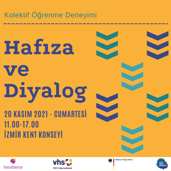 ‘Hafıza ve Diyalog’ Temalı Kolektif Öğrenme Deneyimi 20 Kasım'da İzmir'de
